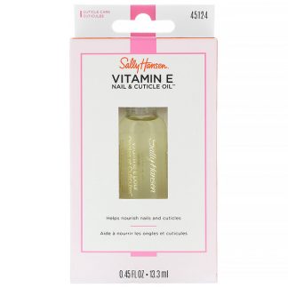 Sally Hansen, Vitamin E Nail & Cuticle Oil , 0.45 fl oz (13.3 ml)