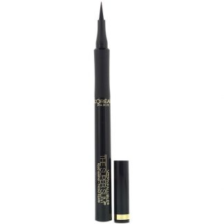 L'Oreal, Infallible Super Slim Liquid Eyeliner, Black 400, 0.034 fl oz (1 ml)