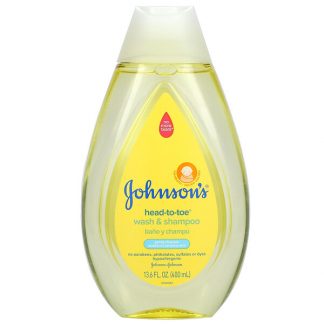 Johnson's Baby, Head-to-Toe, Wash & Shampoo, Newborn, 13.6 fl oz (400 ml)