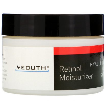 Yeouth, Retinol Moisturizer, Hyaluronic Acid, Ginseng, Green Tea, 1 fl oz (30 ml)