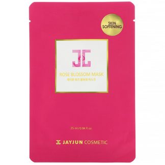 Jayjun Cosmetic, Rose Blossom Beauty Mask, 1 Sheet, 0.84 fl oz (25 ml)