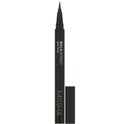 Missha, Bold Effect, Pen Liner, True Black, 0.4 g