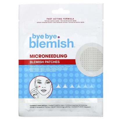 Bye Bye Blemish, Microneedling Blemish Patches, 9 Patches