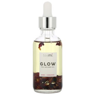 Teami, Glow, Tea Infused Facial Oil, Rose Cinnamon, 2 oz