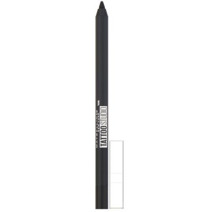 Maybelline, TattooStudio, Gel Eyeliner Pencil, 900 Deep Onyx, 0.04 oz (12 g)