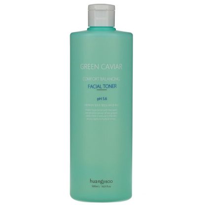 Huangjisoo, Green Caviar, Comfort Balancing Facial Toner, 16.9 fl oz (500 ml)