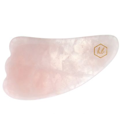 Honey Belle, Rose Quartz Gua Sha, Natural Facial Lifting Tool, 1 Tool