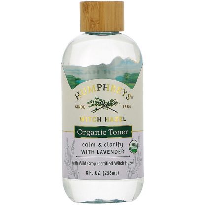 Humphrey's, Witch Hazel, Organic Toner with Lavender, Calm, & Clarify, 8 fl oz (236 ml)