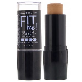 Maybelline, Fit Me, Shine-Free + Balance Stick Foundation, 330 Toffee, 0.32 oz (9 g)