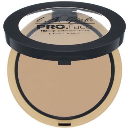 L.A. Girl, Pro Face HD Matte Pressed Powder, Medium Beige, 0.25 oz (7 g)