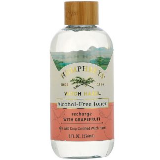 Humphrey's, Witch Hazel, Alcohol Free Toner with Grapefruit, Recharge, 8 fl oz (236 ml)