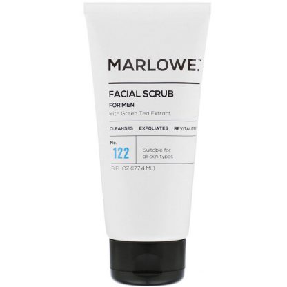 Marlowe, Facial Scrub For Men, No. 122, 6 fl oz (177.4 ml)