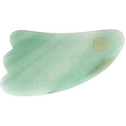 Honey Belle, Jade Gua Sha, Natural Facial Lifting Tool, 1 Tool