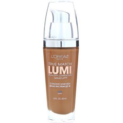 L'Oreal, True Match Healthy Luminous Makeup, SPF 20, C6 Soft Sable, 1 fl oz (30 ml)