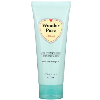 Etude, Wonder Pore, Deep Foaming Cleanser, 5.29 oz (150 g)