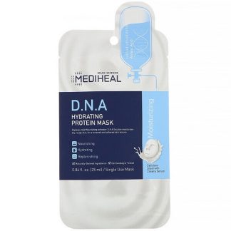 Mediheal, D.N.A Hydrating Protein Beauty Mask, 1 Sheet, 0.84 fl oz (25 ml)