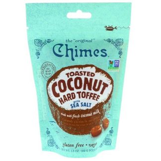 Chimes, Toasted Coconut Hard Toffee with Sea Salt, 3.5 oz (100 g)