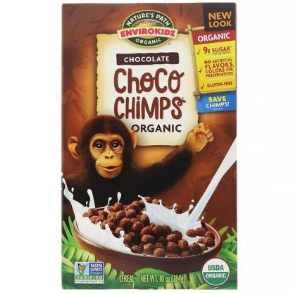 Nature's Path, EnviroKidz, Organic Chocolate Choco Chimps, 10 oz (284 g)