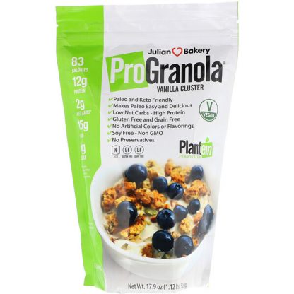 Julian Bakery, Pro Granola, Vanilla Cluster, 17.9 oz (510 g)