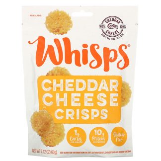 Whisps, Cheddar Cheese Crisps, 2.12 oz (60 g)