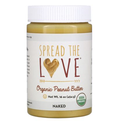 Spread The Love, Organic Peanut Butter, Naked, 16 oz ( 454 g)