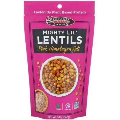 Seapoint Farms, Mighty Lil' Lentils, Pink Himalayan Salt, 5 oz (142 g)