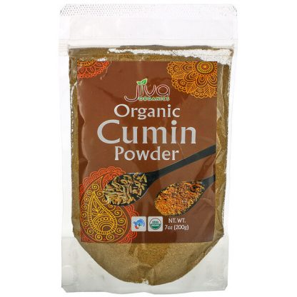 Jiva Organics, Organic Cumin Powder, 7 oz (200 g)