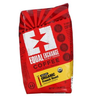 Equal Exchange, Organic Coffee, French Roast, Whole Bean, 2 lb (907 g)