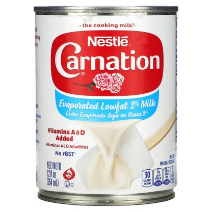 Carnation Milk, Evaporated Lowfat 2% Milk, 12 fl oz (354 ml)