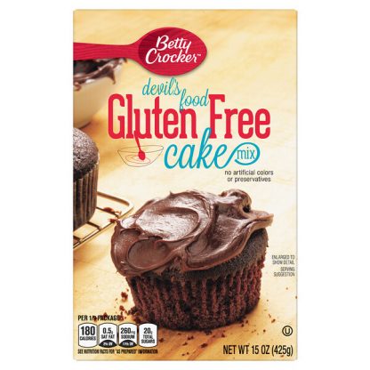 Betty Crocker, Devil's Food Cake Mix, Gluten Free, 15 oz (425 g)