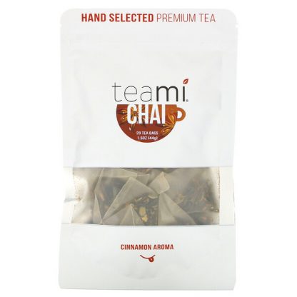 Teami, Chai Tea Blend, Cinnamon Aroma, 20 Tea Bags, 1.5 oz (44 g)