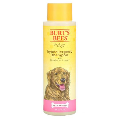 Burt's Bees, Hypoallergenic Shampoo for Dogs with Shea Butter & Honey, 16 fl oz (473 ml)