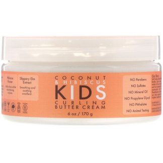 SheaMoisture, Kids Curling Butter Cream, Coconut & Hibiscus, 6 oz (170 g)