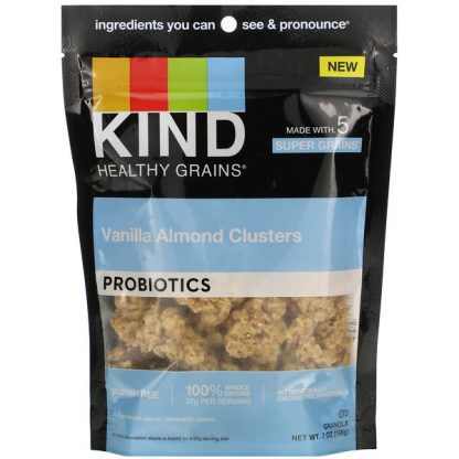 KIND Bars, Healthy Grains, Probiotic, Vanilla Almond Clusters, 7 oz (198 g)