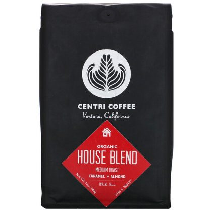 Cafe Altura, Organic Centri Coffee, House Blend, Caramel + Almond, Whole Bean, Medium Roast, 12 oz (340 g)