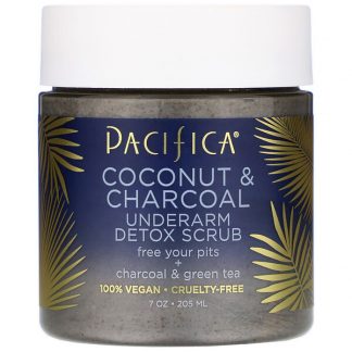 Pacifica, Coconut & Charcoal, Underarm Detox Scrub, 7 oz (205 ml)