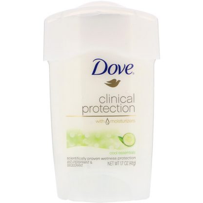 Dove, Clinical Protection, Prescription Strength, Anti-Perspirant Deodorant, Cool Essentials, 1.7 oz (48 g)