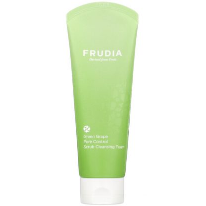 Frudia, Green Grape Pore Control Scrub Cleansing Foam, 145 ml