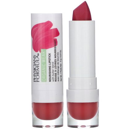 Physicians Formula, Organic Wear, Nourishing Lipstick, Desert Rose, 0.17 oz (5 g)