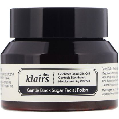 Dear, Klairs, Gentle Black Sugar Facial Polish, 3.8 oz (110 g)