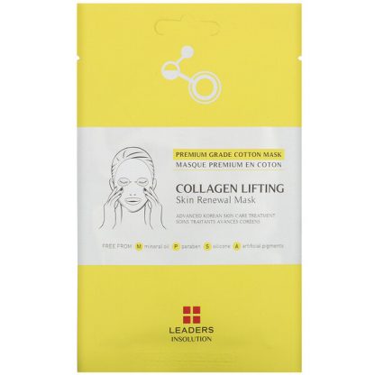 Leaders, Collagen Lifting, Skin Renewal Beauty Mask, 1 Sheet, 0.84 fl oz (25 ml)