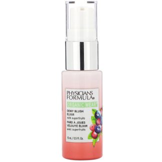 Physicians Formula, Organic Wear, Dewy Blush Elixir, Apricot Glow, 0.5 fl oz (15 ml)