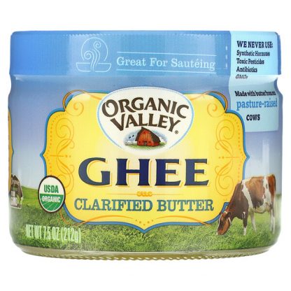 Organic Valley, Ghee Clarified Butter, 7.5 oz (212 g)