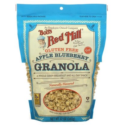 Bob's Red Mill, Apple Blueberry Granola, Gluten Free, 12 oz (340 g)