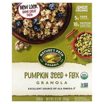 Nature's Path, Organic Pumpkin Seed + Flax Granola Cereal, 11.5 oz (325 g)