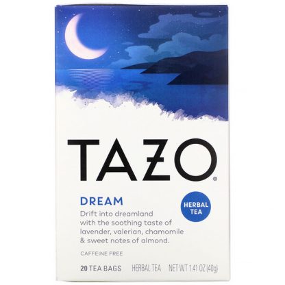 Tazo Teas, Dream, Herbal Tea, 20 Tea Bags, 1.41 oz (40 g)