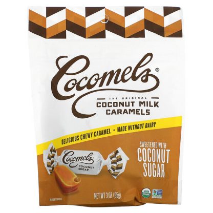 Cocomels, Coconut Milk Caramels, Coconut Sugar, 3 oz (85 g)