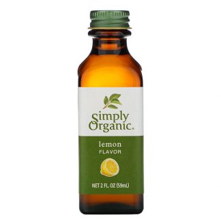 Simply Organic, Lemon Flavor, 2 fl oz (59 ml)