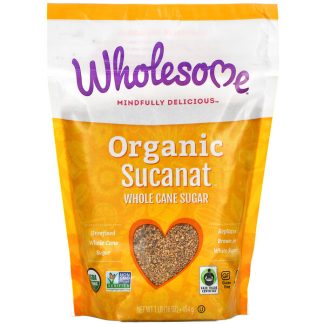 Wholesome, Organic Sucanat, Whole Cane Sugar, 16 oz (454 g)