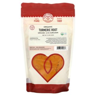 Pure Indian Foods, Organic Turmeric Root, Ground, 7.5 oz (212 g)